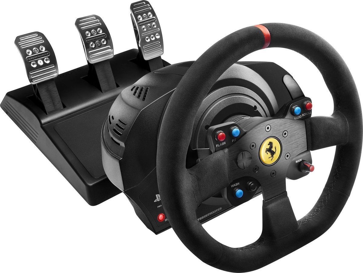 Thrustmaster T300 Ferrari Integral - Racestuur, Ophalen of Verzenden, Zo goed als nieuw, Stuurtje of Sportattribuut