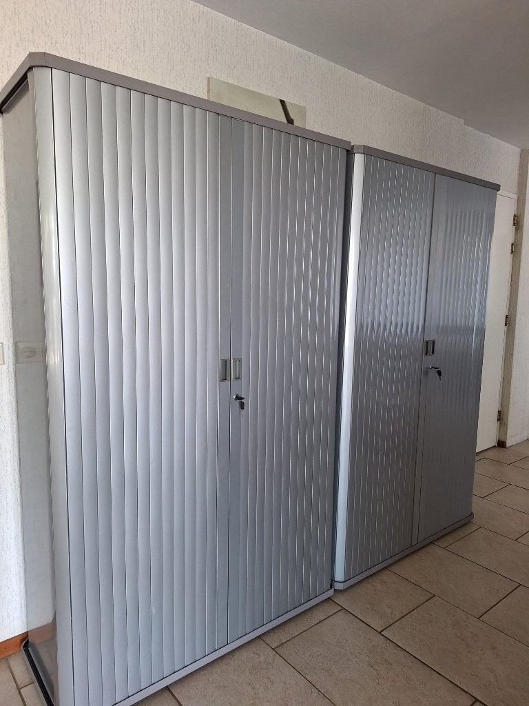 Roldeurkast Gispen Octa, Huis en Inrichting, Kasten | Roldeurkasten en Archiefkasten, Ophalen, Gebruikt, 100 tot 150 cm, Metaal