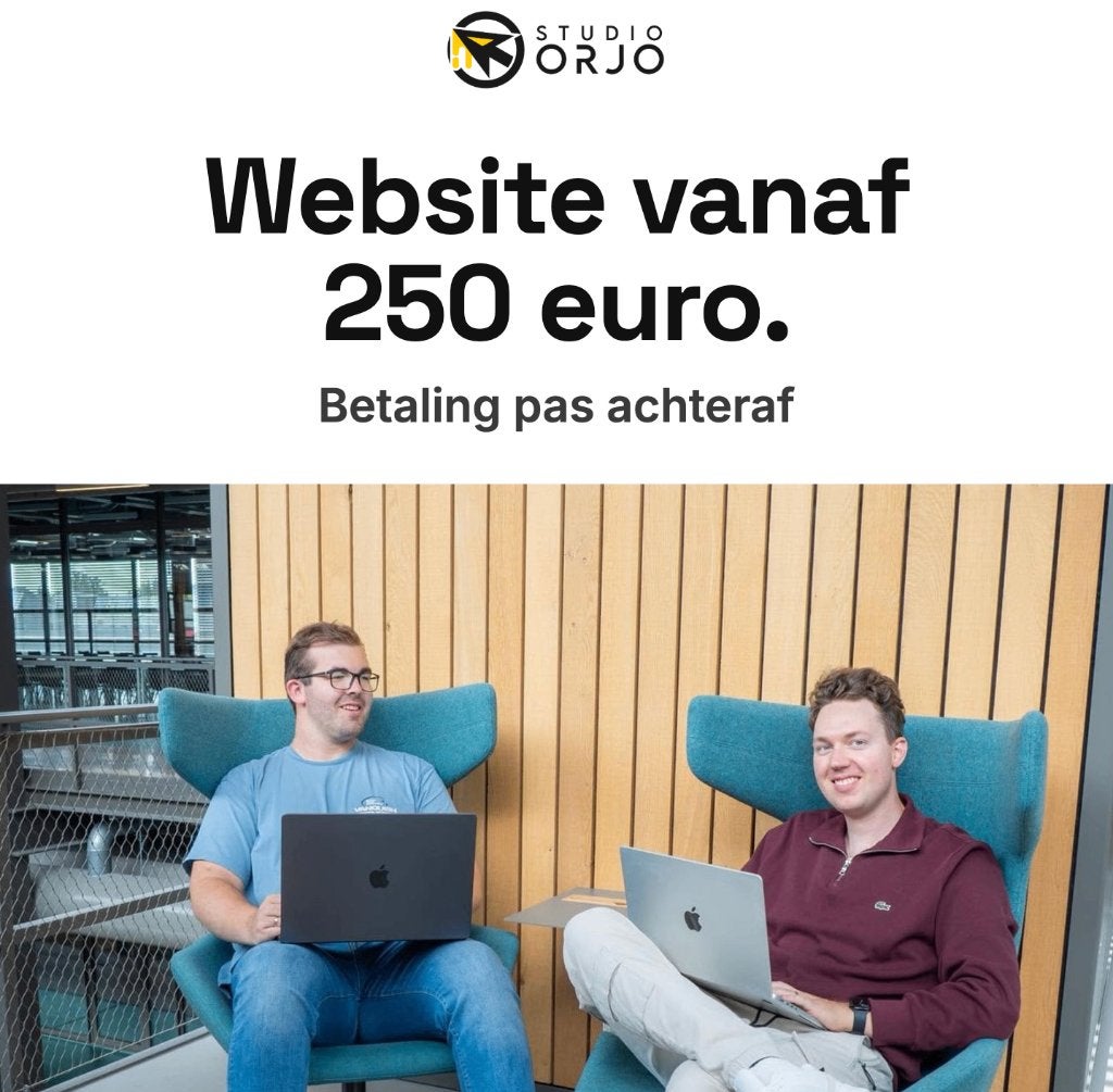 Professionele website of webshop voor een eerlijke prijs, Website Bouw