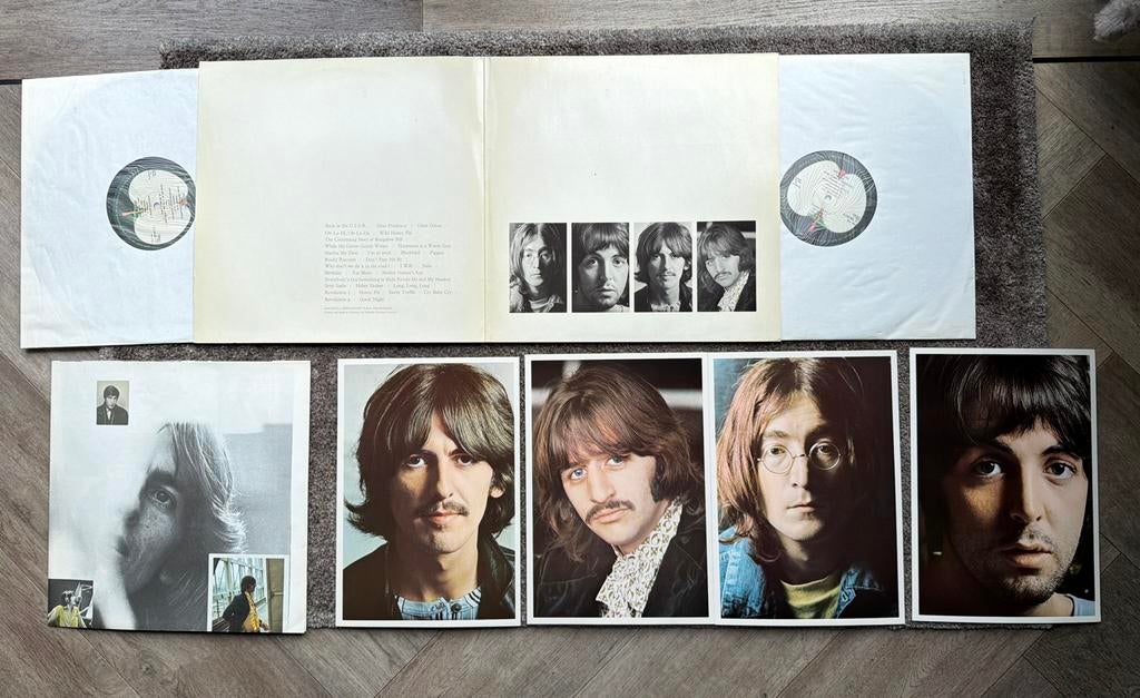 The Beatles - The White Album LP (No. 0010513) + foto's & po, Cd's en Dvd's, Vinyl | Pop, Ophalen of Verzenden, 12 inch, 1960 - 1969