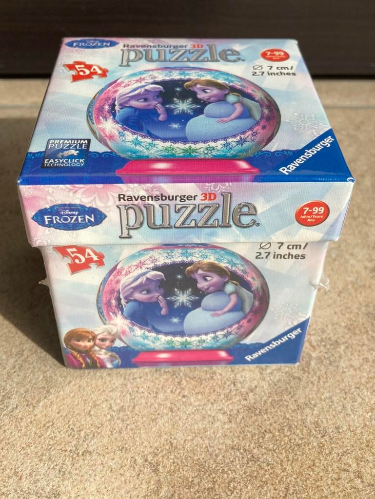 Ravensburger Disney Frozen 54 Stukjes 3D Puzzel Bal 119134, Ophalen of Verzenden, Meer dan 50 stukjes, Nieuw