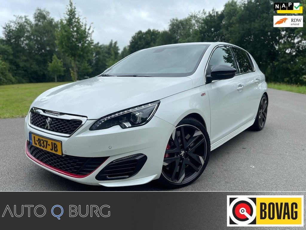 Peugeot 308 1.6 e-THP GTi 270 PK | Full options | REMUS Uitl, Voorwielaandrijving, Gebruikt, 4 cilinders, Leder en Stof