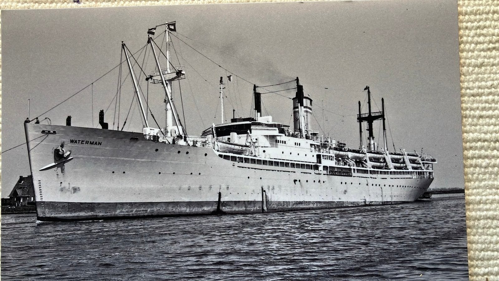 WATERMAN   emigranten KRL  Noordzeekanaal, Ophalen of Verzenden, Kaart, Foto of Prent