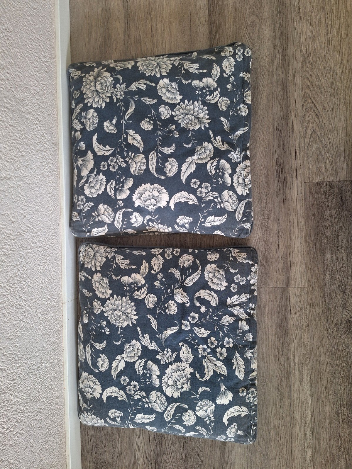 Sierkussens, Ophalen, Zo goed als nieuw, Blauw, Vierkant