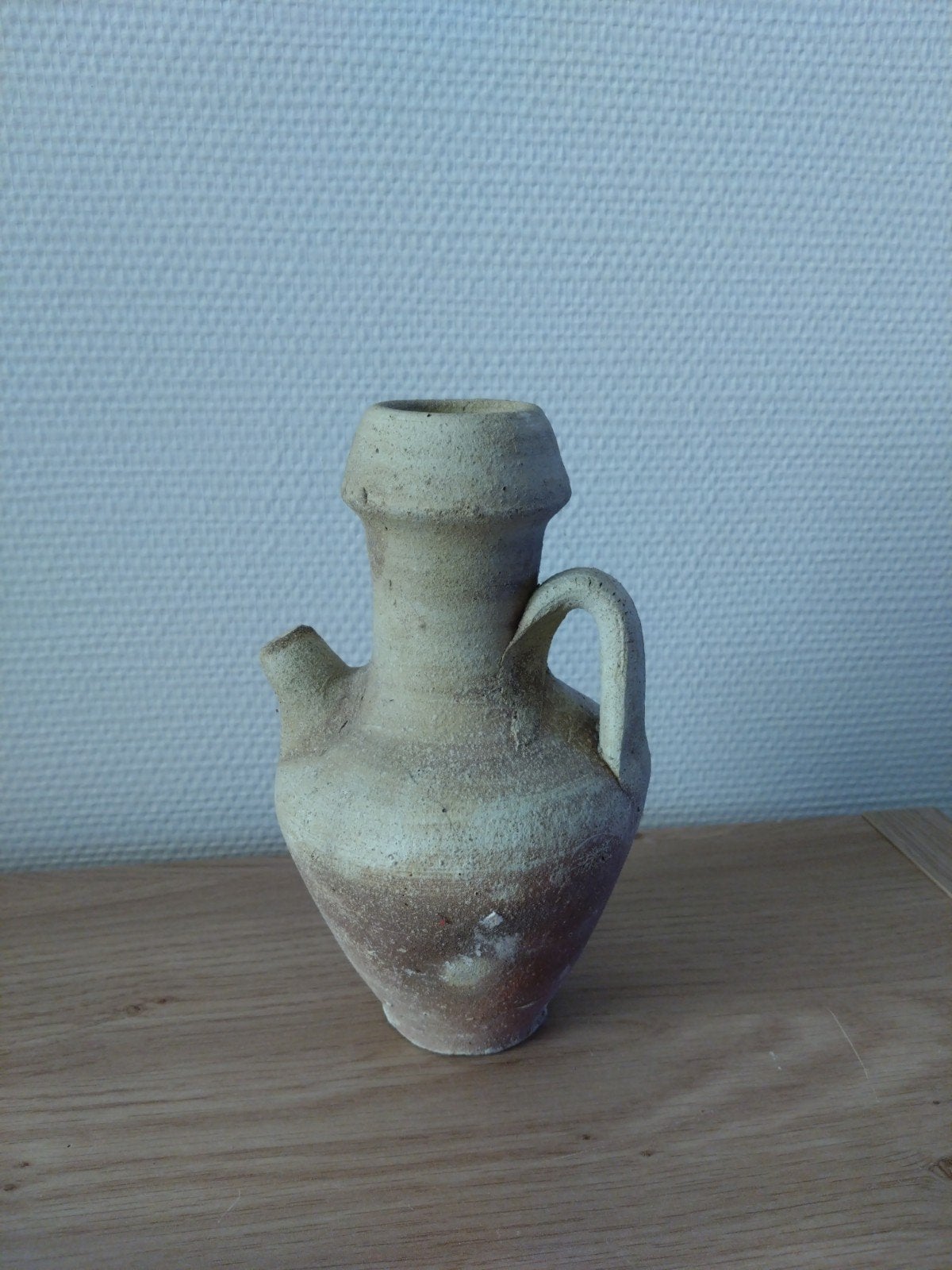 Antieke aardewerken kruik - Decoratieve vaas, Antiek en Kunst, Ophalen of Verzenden