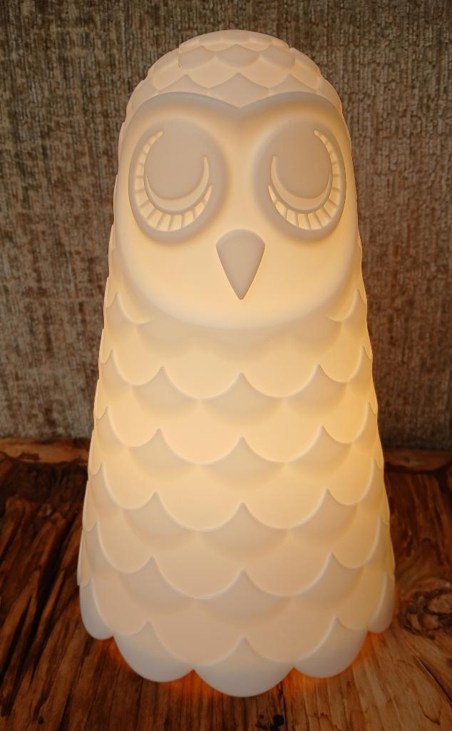 IKEA Solbo Tafellamp uil H 23 cm B 15 cm, Ophalen of Verzenden, Zo goed als nieuw, Kunststof, Minder dan 50 cm