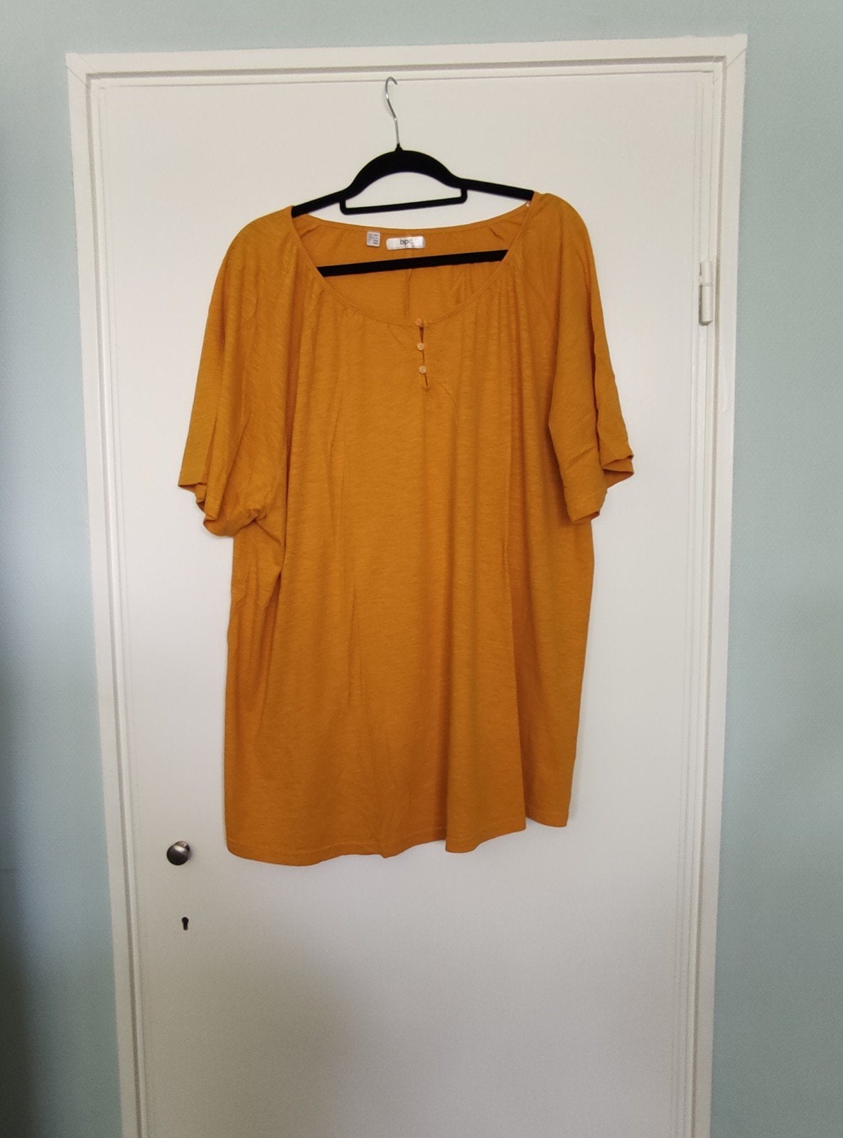 Bonprix blouse/shirt/top/tuniek maat 52/54 okergeel, Bonprix, Geel, Zo goed als nieuw, Shirt of Top