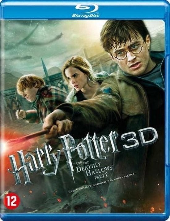 Blu ray: Harry Potter and the Deathly Hallows part 2 (3D), Ophalen of Verzenden, Zo goed als nieuw, Science Fiction en Fantasy
