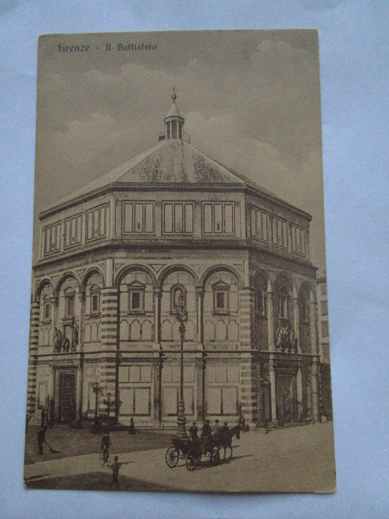 Ansichtkaart Italié - Firenze - battistero, Verzenden, Voor 1920, Ongelopen, Italië