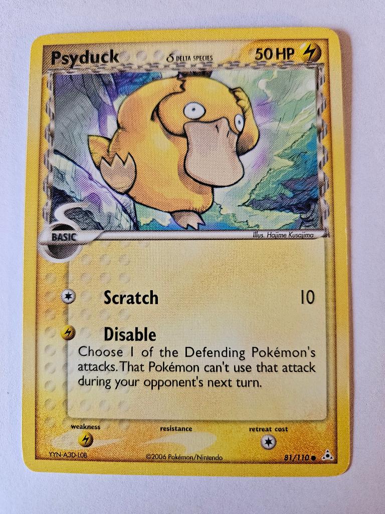Psyduck 81/110 Delta Species, Ophalen of Verzenden, Zo goed als nieuw, Losse kaart