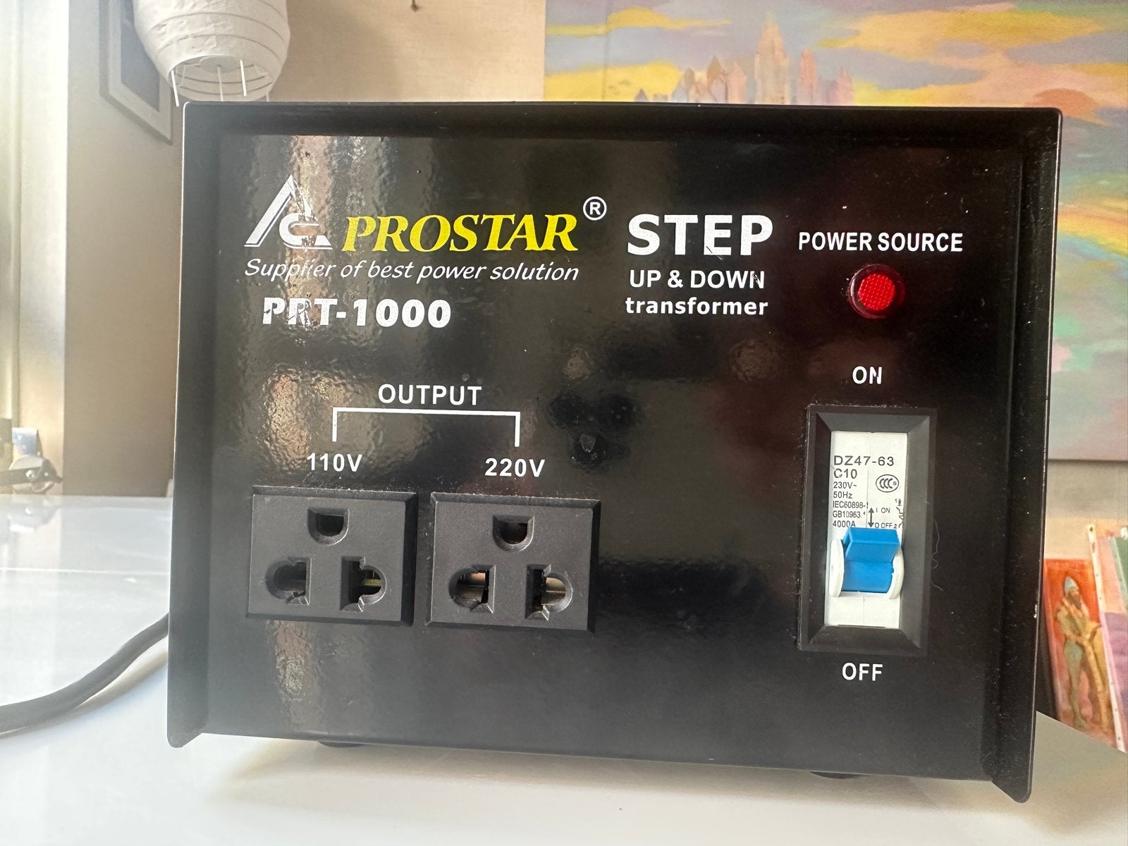 Prostar PRT-1000 Step Up & Down Transformator, Ophalen, Gebruikt