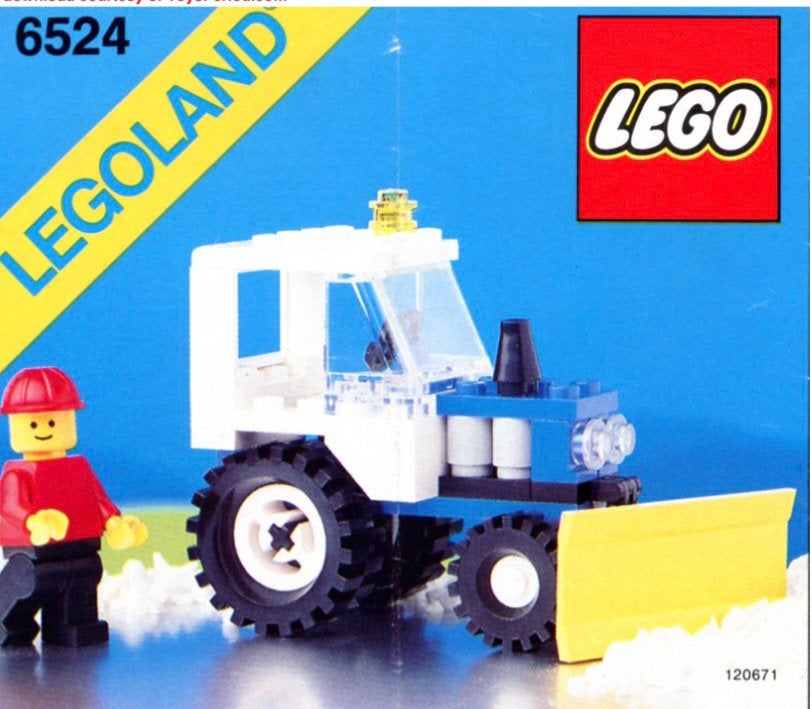 Lego 6524 - sneeuwschuiver, Kinderen en Baby's, Ophalen of Verzenden, Zo goed als nieuw