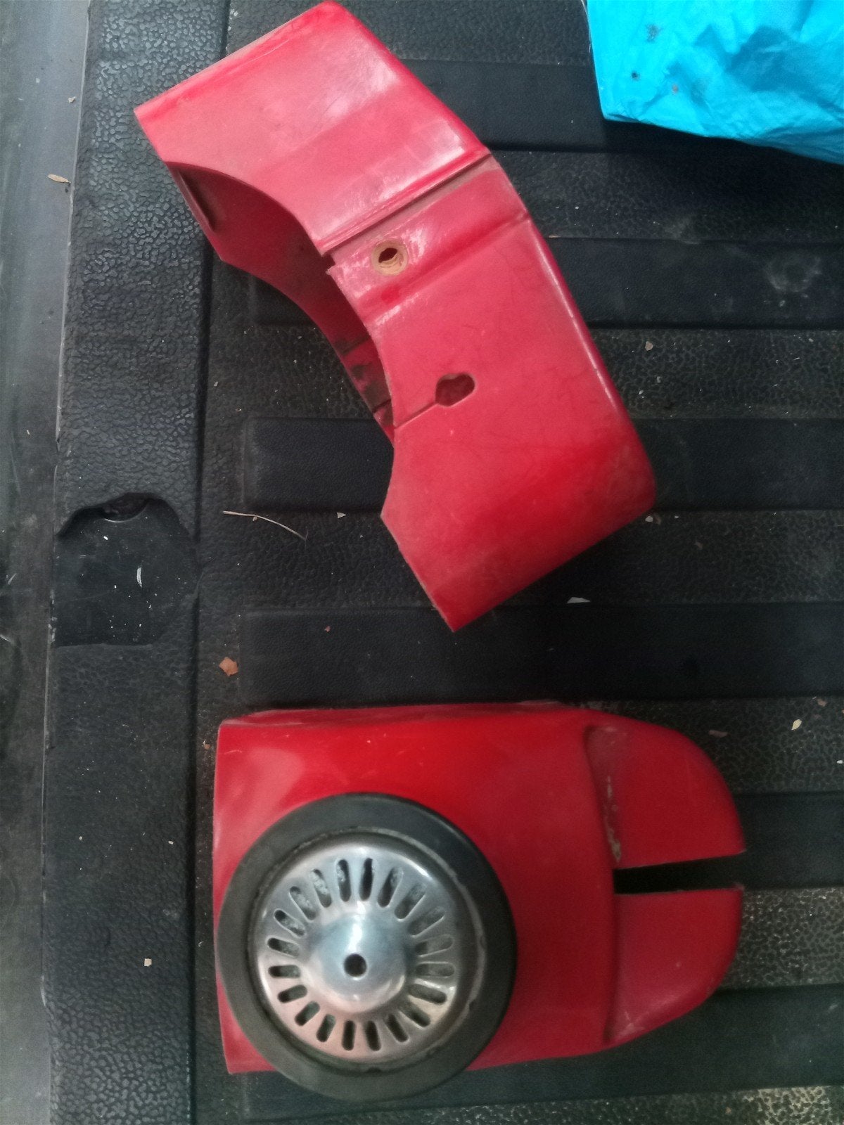 Rode kappen Kreidler buffeltank, Fietsen en Brommers, Ophalen of Verzenden, Gebruikt, Kap