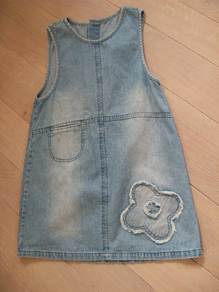 Spijkerjurkjes maat 128, Kinderen en Baby's, Kinderkleding | Maat 128, Ophalen of Verzenden, Zo goed als nieuw, Meisje, Jurk of Rok