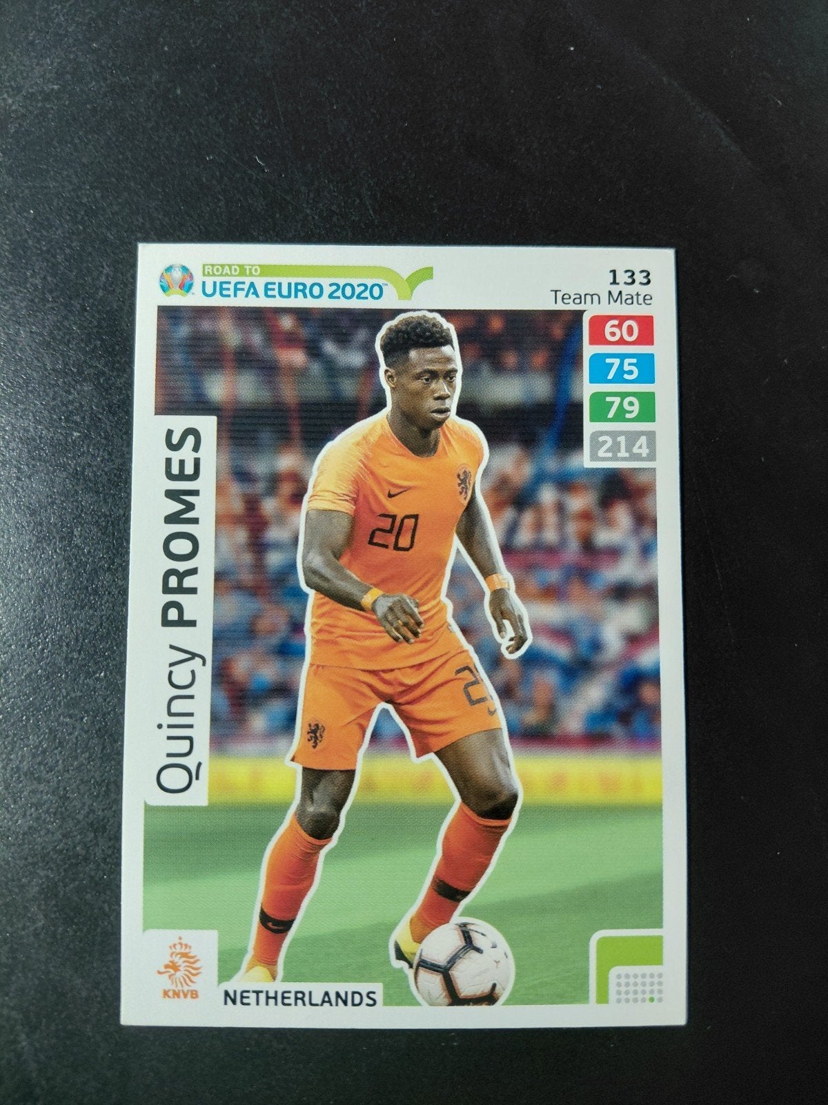 quincy promes (nederland) panini ek 2020, Verzamelen, Ophalen of Verzenden, Nieuw, Buitenlandse clubs, Poster, Plaatje of Sticker