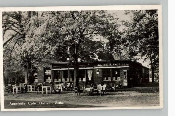 Appelscha Café Duinen Zathe st 1952, Verzenden, 1940 tot 1960, Gelopen, Groningen