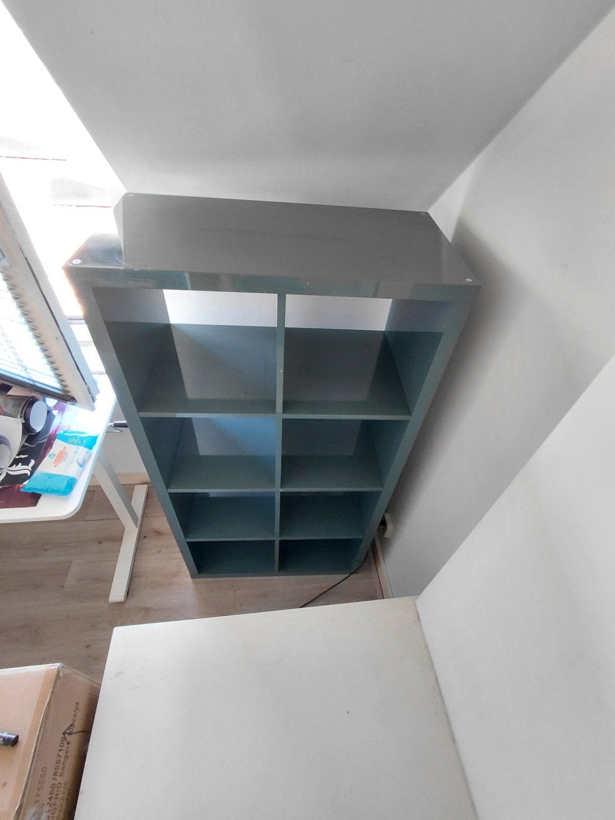 Blauwe ikea kast, Ophalen of Verzenden, Gebruikt, 25 tot 50 cm, Minder dan 100 cm