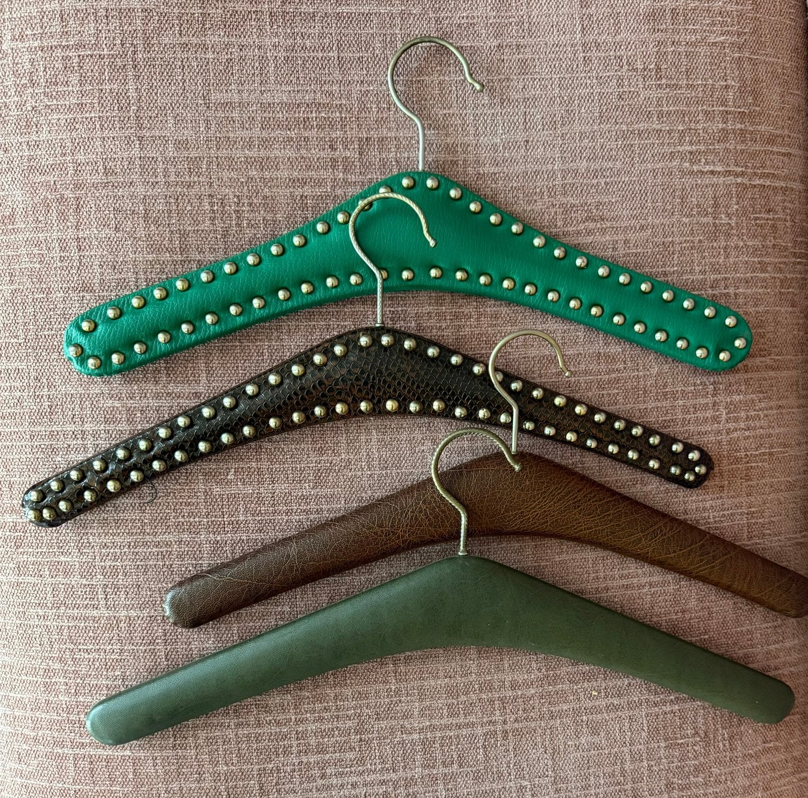 Vier vintage kledinghangers, Ophalen of Verzenden, Huis en Inrichting