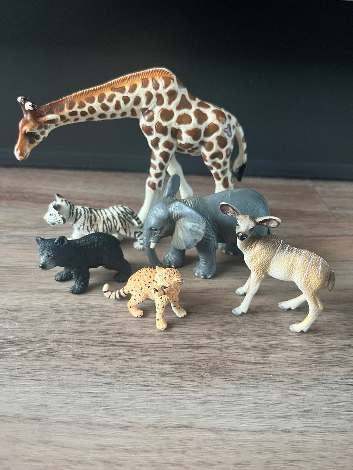 6x vintage schleich dieren, Ophalen of Verzenden, Gebruikt, Jongen of Meisje