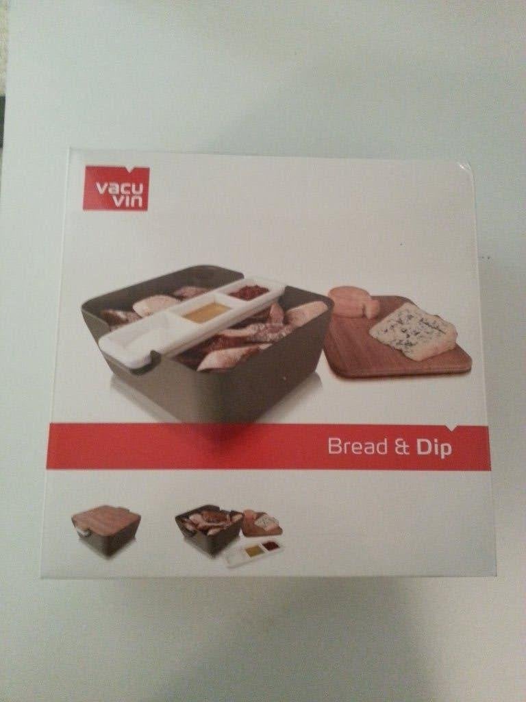 Vacu Vin Bread & Dip set, Schaal, Vierkant, Nieuw, Ophalen of Verzenden