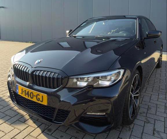 BMW 3-Serie 320i M-Sport 184pk Aut 2020 Zwart, 1998 cc, Zwart, 4 cilinders, Zwart