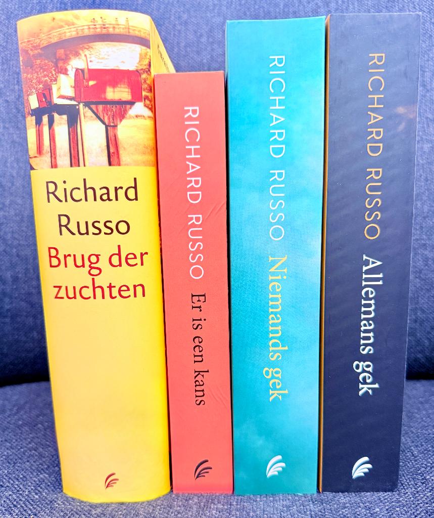 Vier nieuwe boeken van Australische auteur Richard Russo, Richard Russo, Nieuw, Ophalen of Verzenden, Amerika