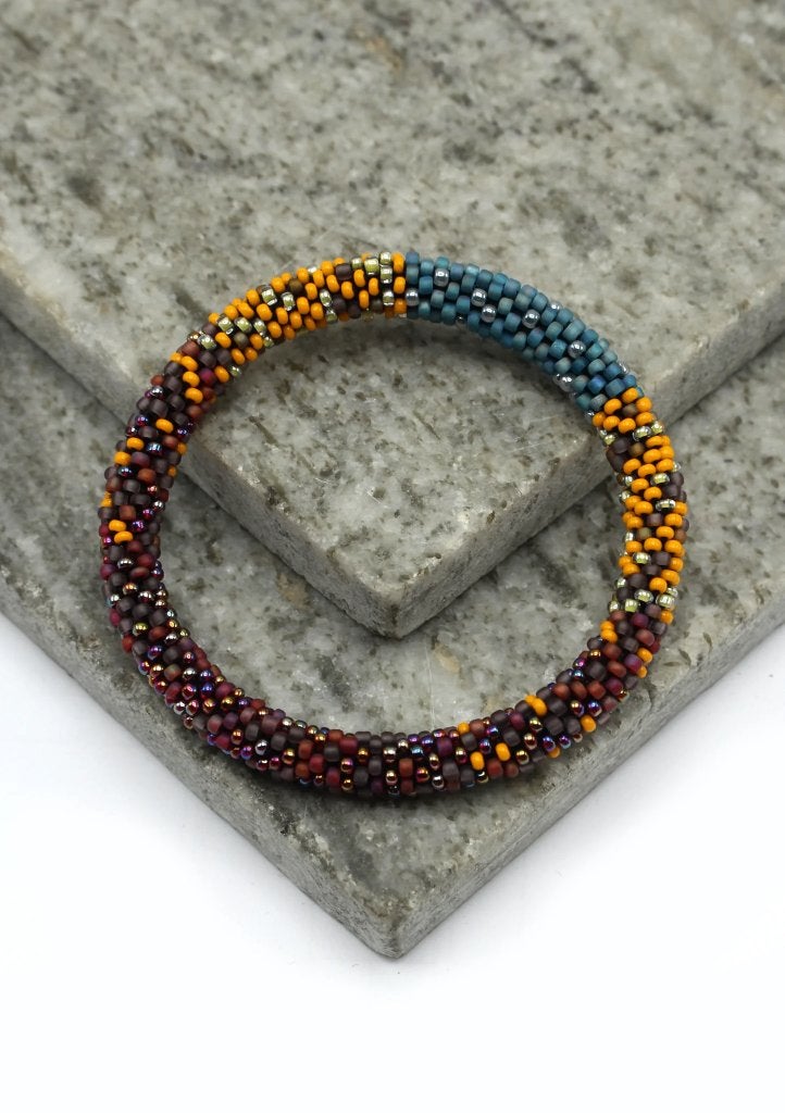 Glaskralen armband - arizona - RB270, Overige materialen, Overige kleuren, Verzenden, Nieuw