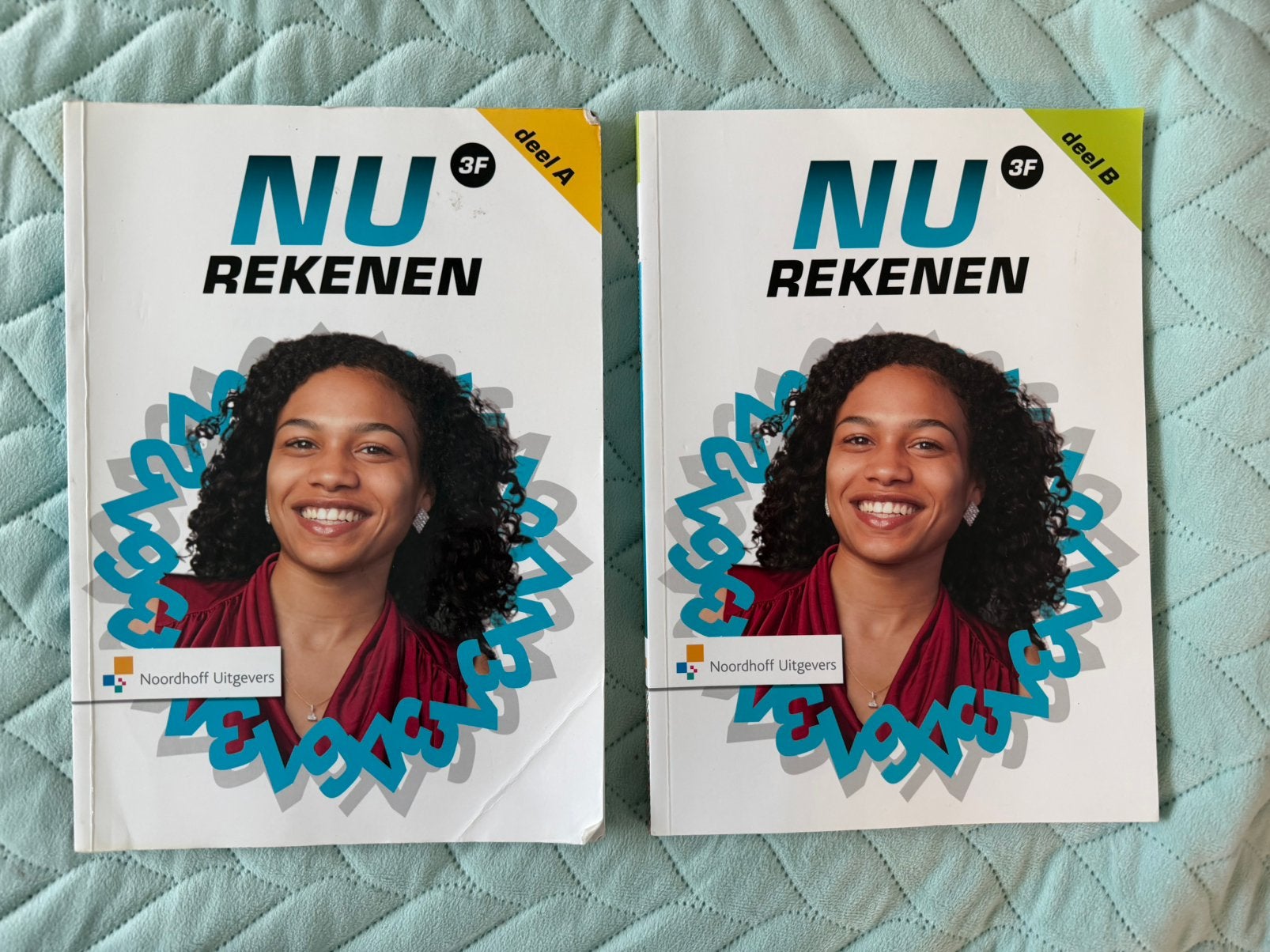 Nu Rekenen deel A & B - 3F niveau - Noordhoff Uitgevers, Ophalen of Verzenden, Gelezen, VWO, Wiskunde A
