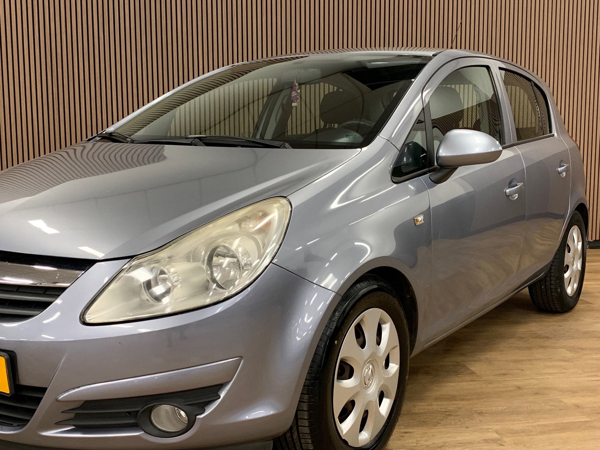Opel Corsa 1.4-16V Enjoy|Airco|5 Deurs|, Voorwielaandrijving, Gebruikt, Zwart, 4 cilinders