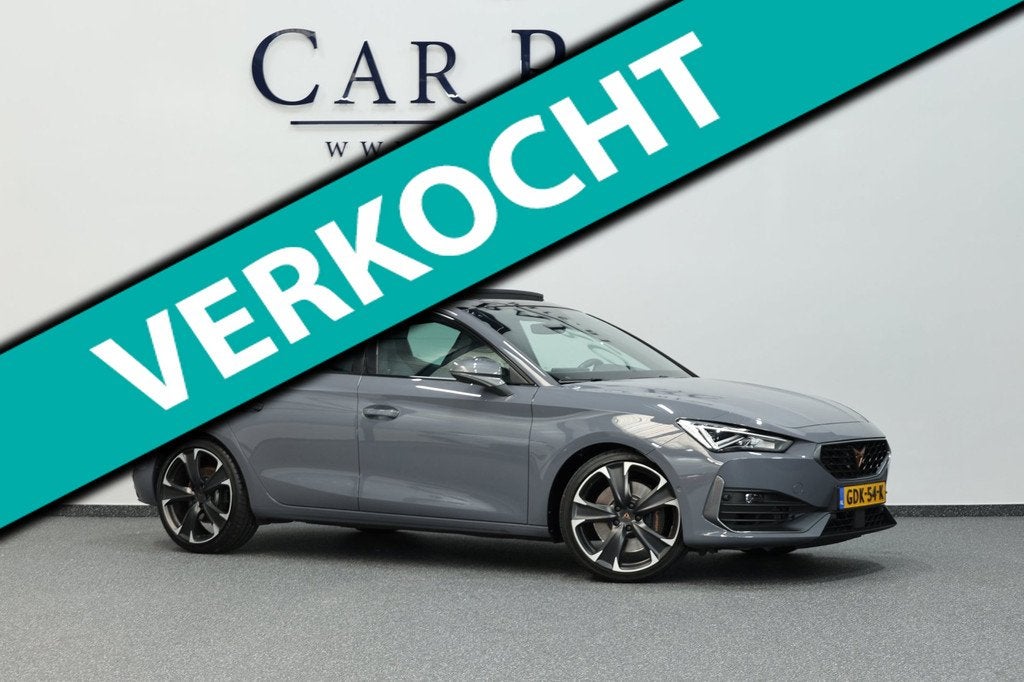 Cupra Leon 2.0 TSI VZ 300+PK LED/VIRTUAL/SFEER/PANO/HALF LEE, Auto's, Cupra, Gebruikt, Euro 6, 4 cilinders, 1984 cc