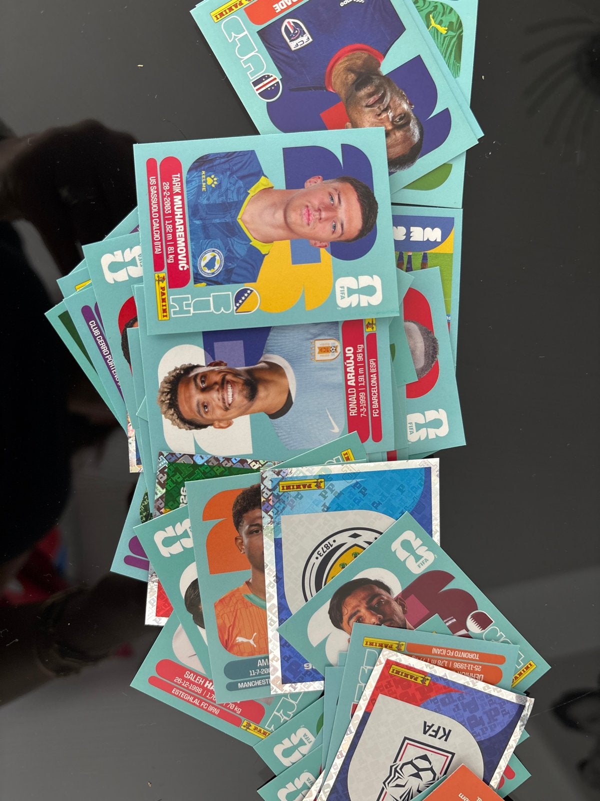 Ruilen Panini voetbalstickers, in Amersfoort?, Ophalen, Gebruikt, Buitenlandse clubs, Spelerskaart