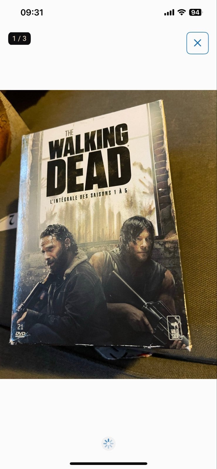The Walking Dead - Seizoenen 1-5 Boxset DVD, Cd's en Dvd's, Horror, Vanaf 16 jaar, Seizoen 1, Nederlands