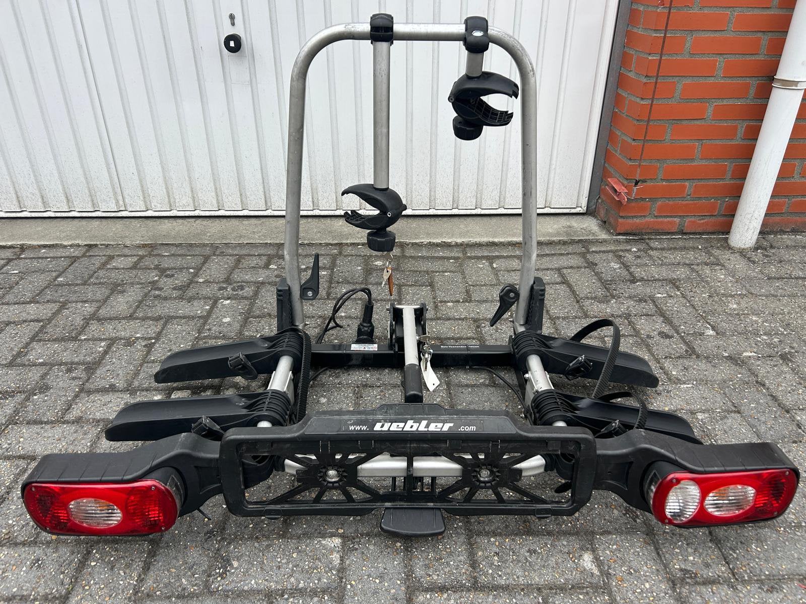 Uebler x21 kantelbare en inklapbare fietsendrager met tas, Auto diversen, Fietsendragers, Ophalen, Gebruikt, Elektrische fiets