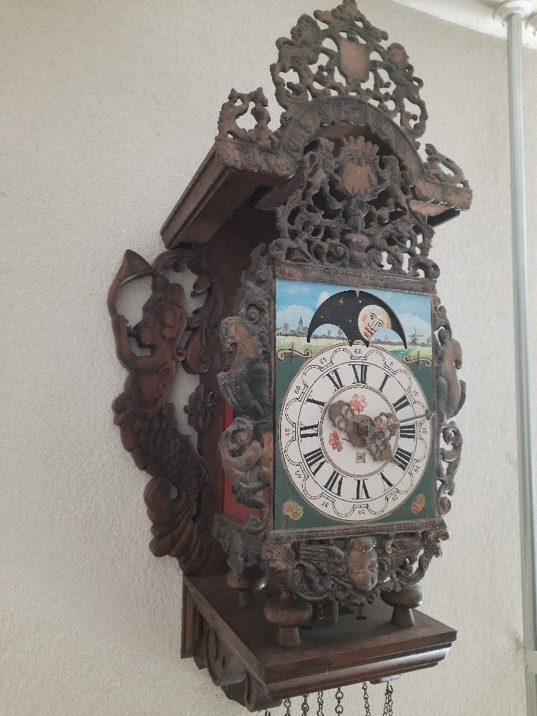 Friese stoeltjesklok, Antiek en Kunst, Ophalen