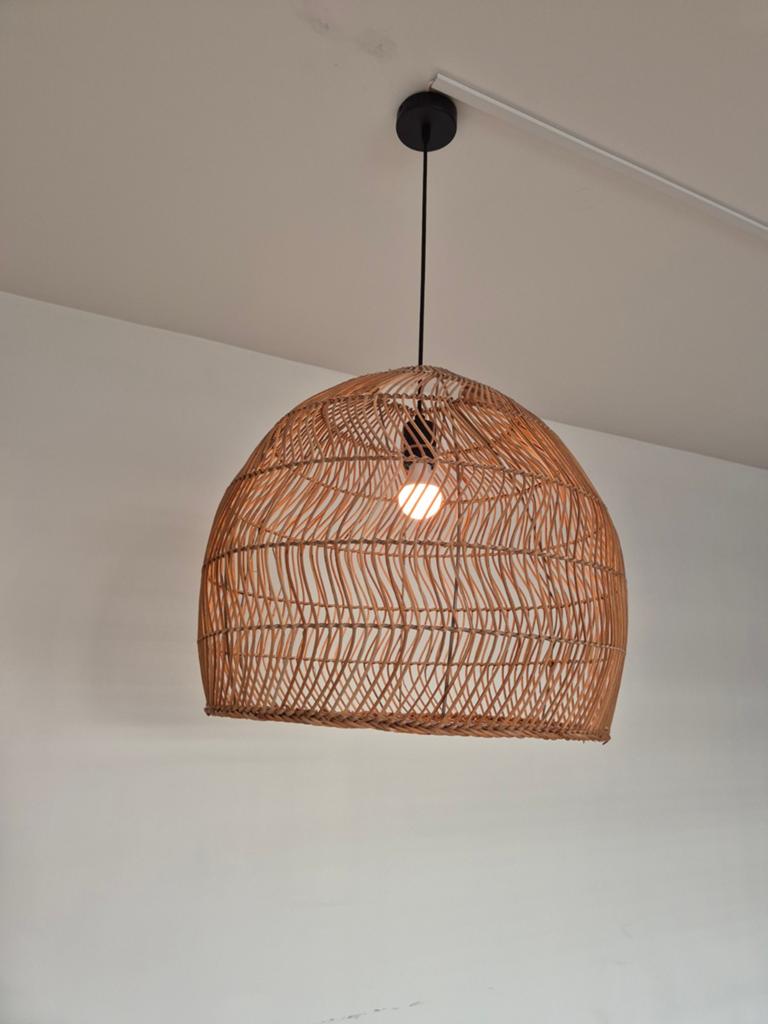 Rotan hanglamp, Ophalen, Zo goed als nieuw