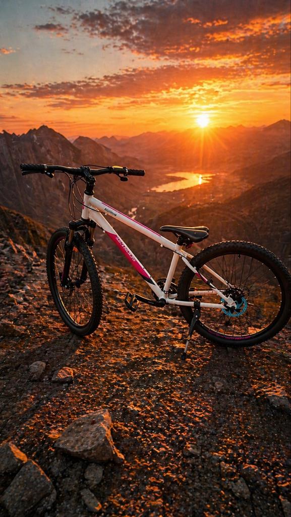Mountainbike - Wit/Roze - Perfect voor avontuurlijke ritten, Fietsen en Brommers, Overige merken, Gebruikt, Hardtail, 49 tot 53 cm
