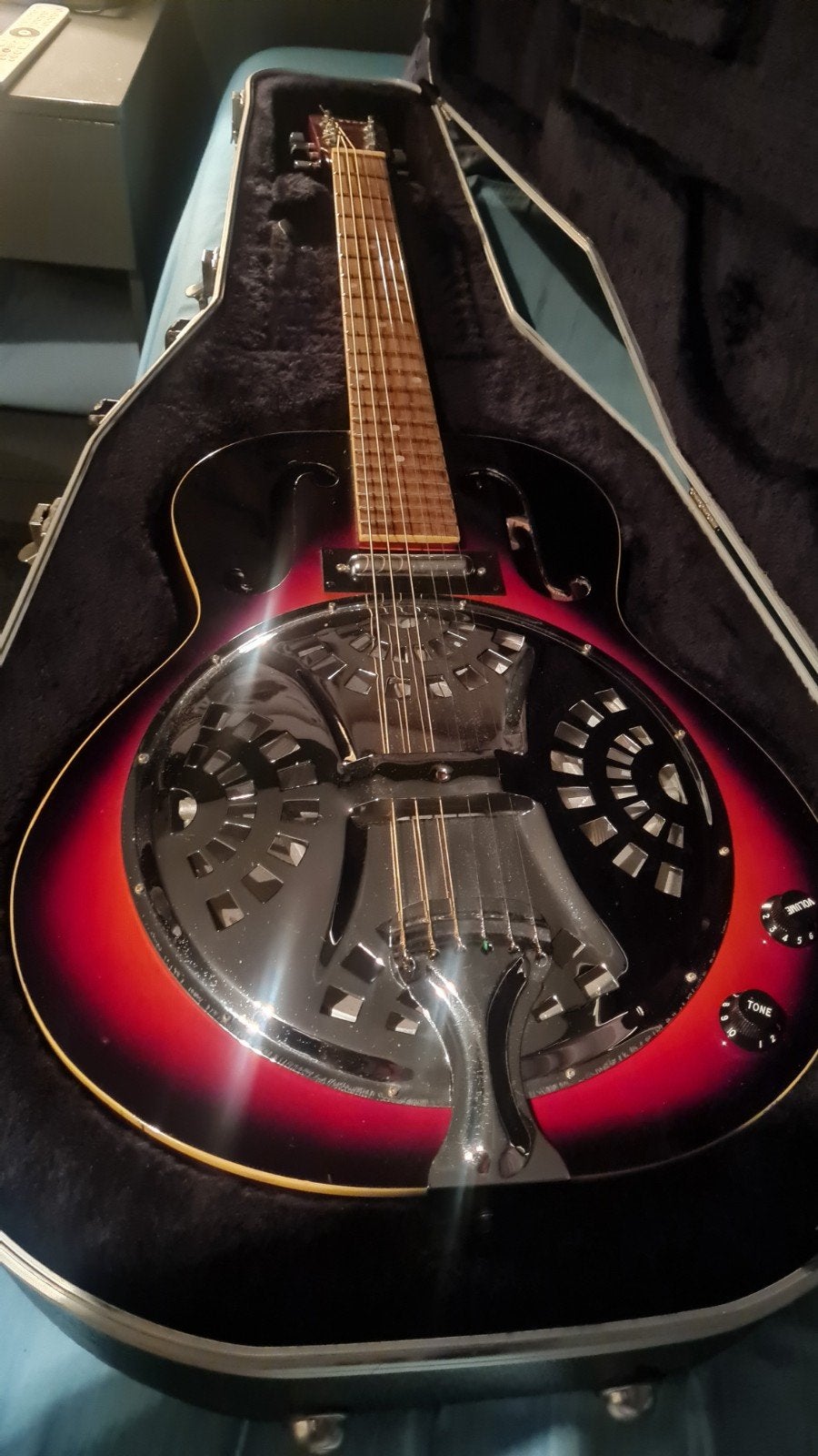 Dobro resonator semi akoestisch, Muziek en Instrumenten, Ophalen, Zo goed als nieuw, Hollow body, Overige merken