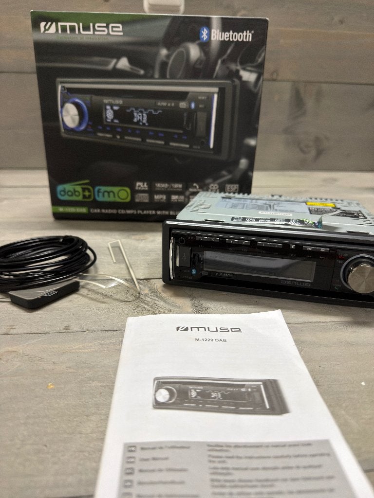 MUSE M-1229 DAB - AUTORADIO, N.V.T., Nieuw, N.V.T., Ophalen of Verzenden