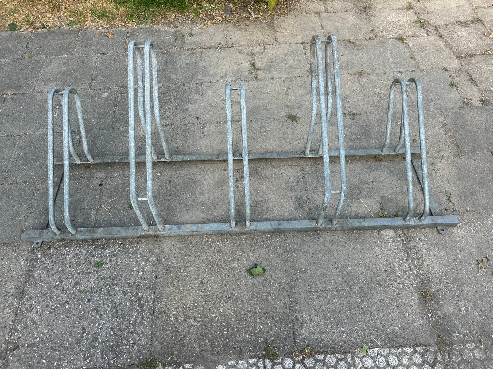 Gegalvaniseerd fietsenrek 5 fietsen, Ophalen, Zo goed als nieuw