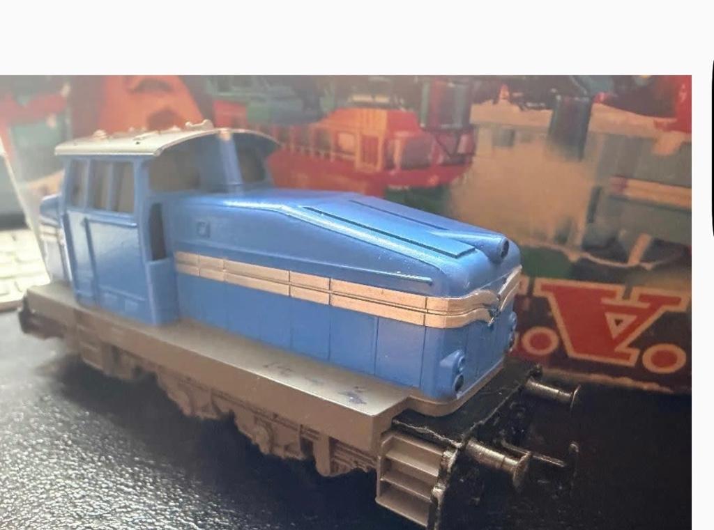 Marklin 3080 DHG 500 digitaal blauw, Ophalen, Wisselstroom, Gebruikt, Locomotief
