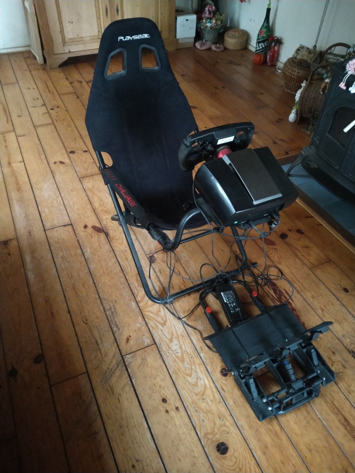 Fanatec Sim Racing Set: CSL Elite, ClubSport, Playseat, Spelcomputers en Games, Ophalen, Zo goed als nieuw, Playseat of Racestoel