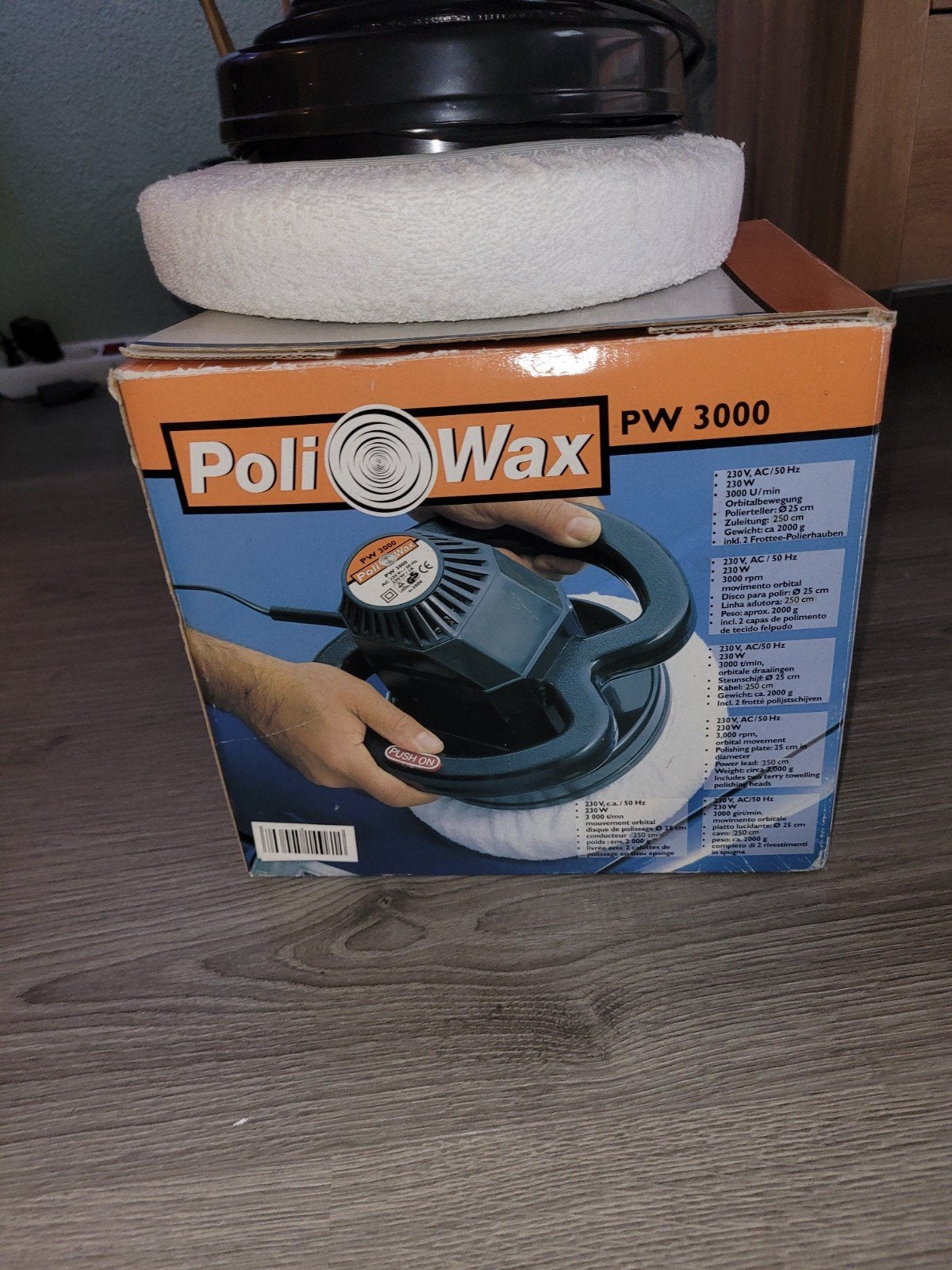 Nieuwe Poli Wax PW 3000 Polijstmachine - Snel, Licht & Sterk, Ophalen of Verzenden, Zo goed als nieuw