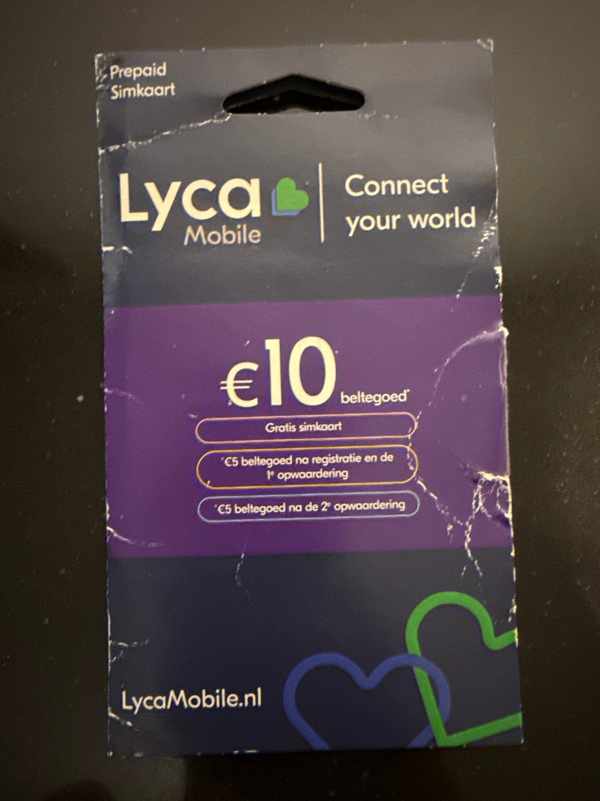 Lyca Mobile Prepaid Simkaart met €10 beltegoed, Ophalen of Verzenden, Nieuw, Overige providers, Simkaart