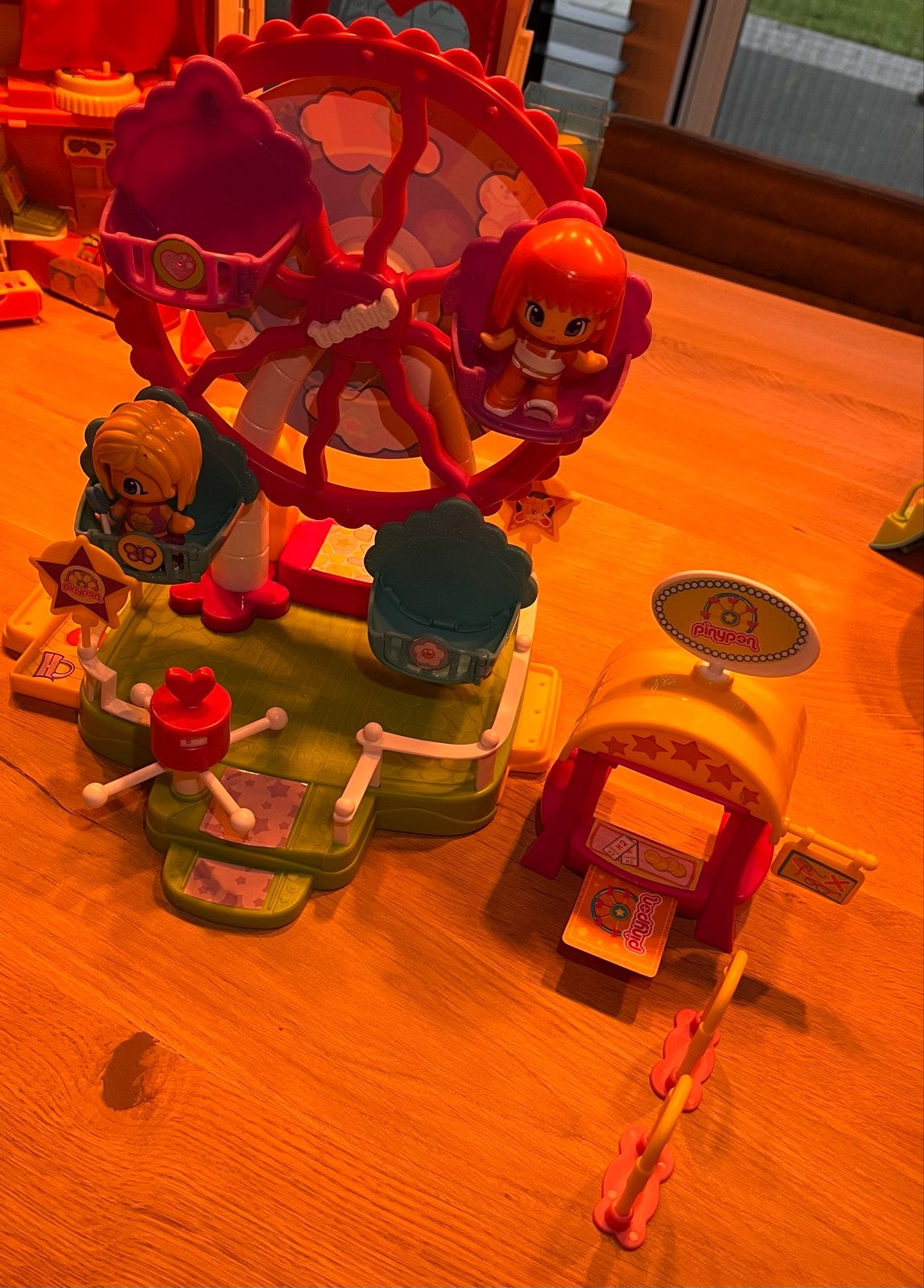 Pinypon Kermis Reuzenrad Speelset met Poppetjes, Kinderen en Baby's, Speelgoed | Overig, Ophalen, Gebruikt, Meisje