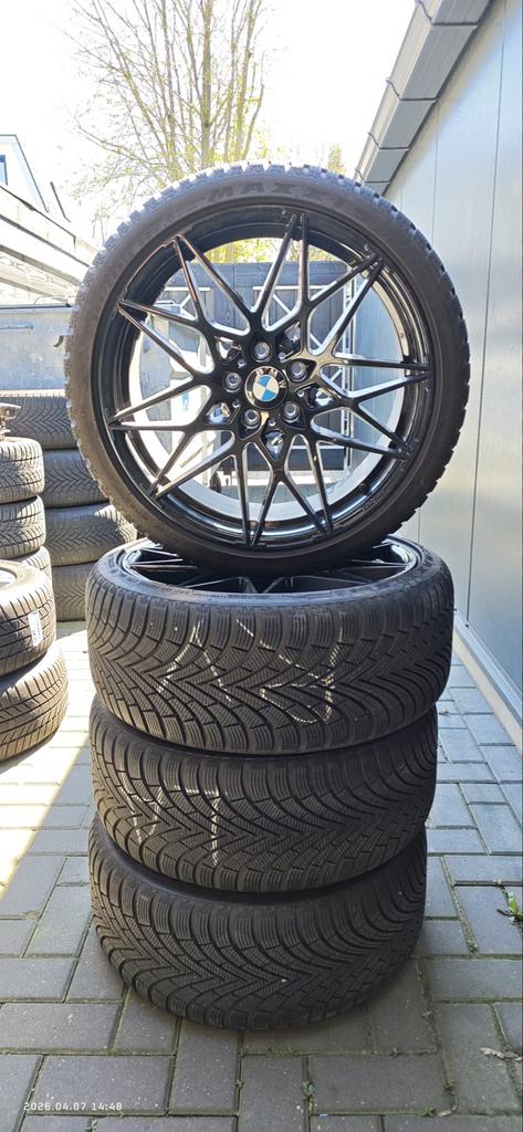 Winterset (breedset) voor BMW 3-serie - 19 inch velgen, Auto-onderdelen, Banden en Velgen, Gebruikt, Banden en Velgen, Winterbanden
