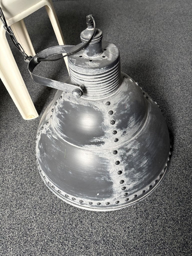 Industriële hanglamp, Huis en Inrichting, Ophalen, Gebruikt, Industrieel, E27 (groot)
