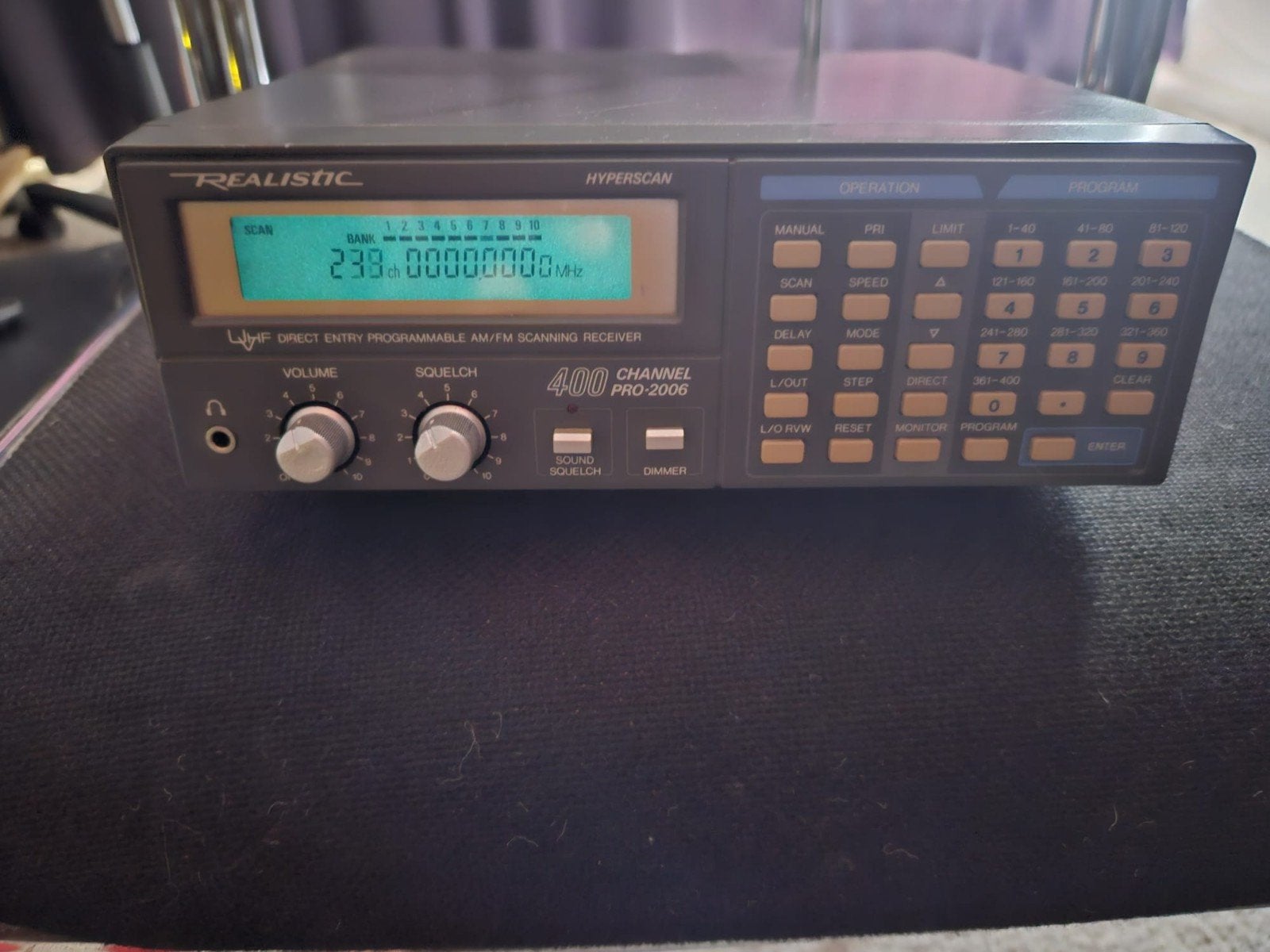 Realistic Hyperscan PRO-2006 Scanner Radio, Ophalen of Verzenden, Gebruikt, Radio