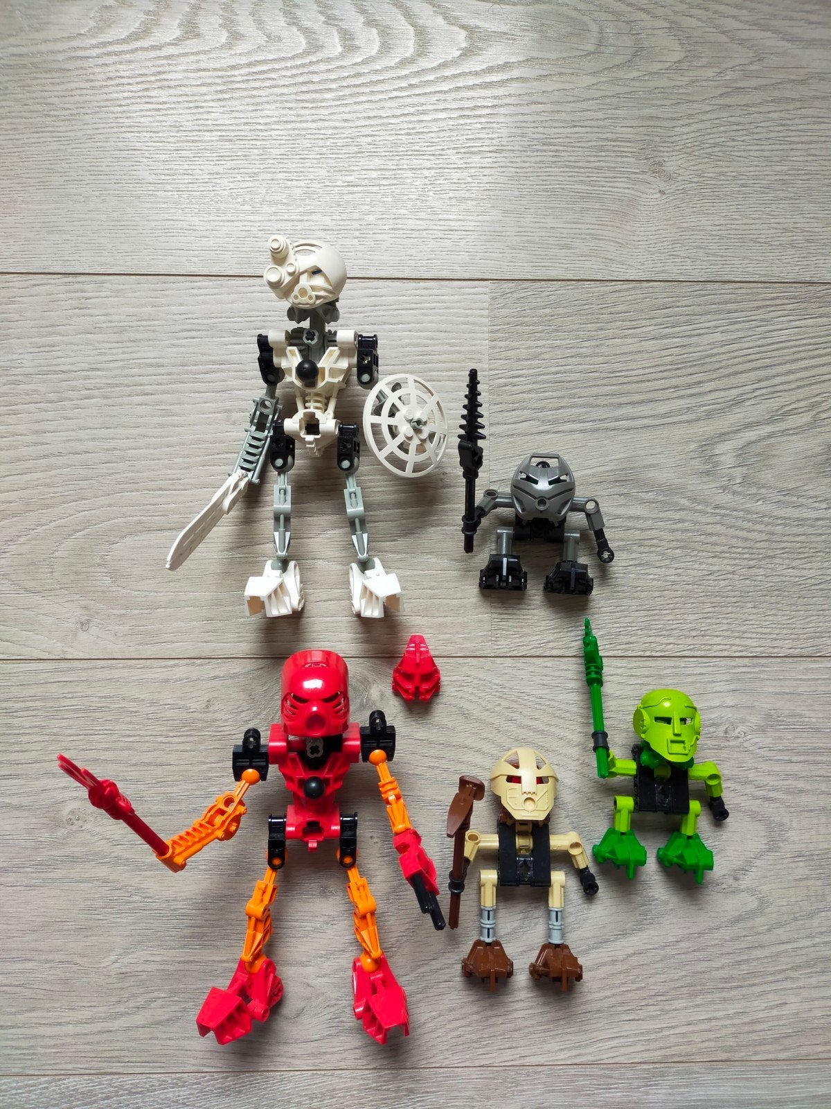 Vintage 2001 Lego Bionicle set: Toa Mata & Turaga, Bionicle, Lego, Ophalen of Verzenden, Zo goed als nieuw