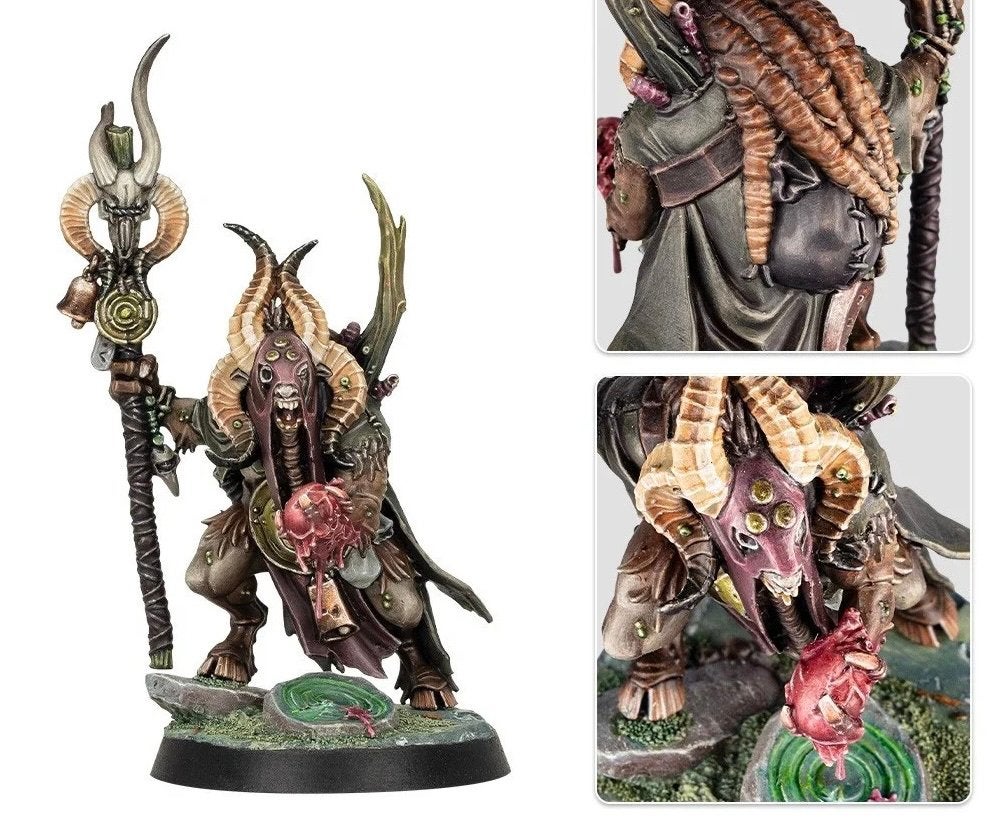 Shaman foulhoof on sprue AOS, Hobby en Vrije tijd, Wargaming, Ophalen of Verzenden, Zo goed als nieuw, Warhammer, Figuurtje(s)