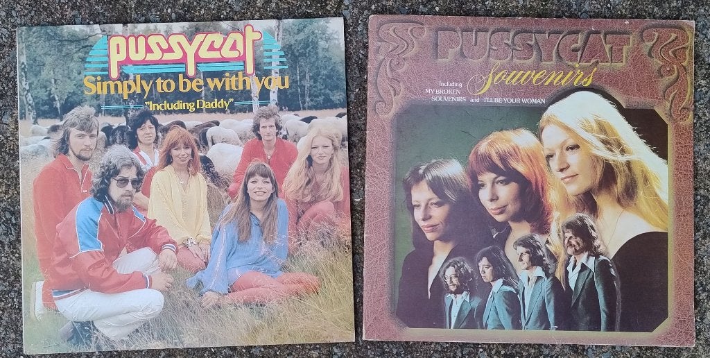 2x LP PUSSYCAT (de zingende limburgse zusjes), LP, Overige genres, Ophalen of Verzenden, Zo goed als nieuw